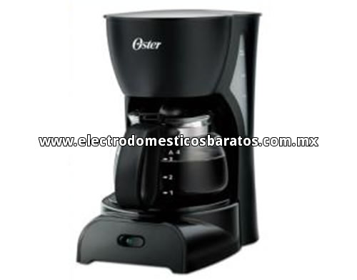 Cafetera Económica Oster Negra Para 4 Tazas