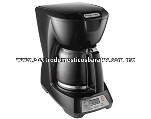 Cafetera Económica Proctor Silex Negra Para 12 Tazas