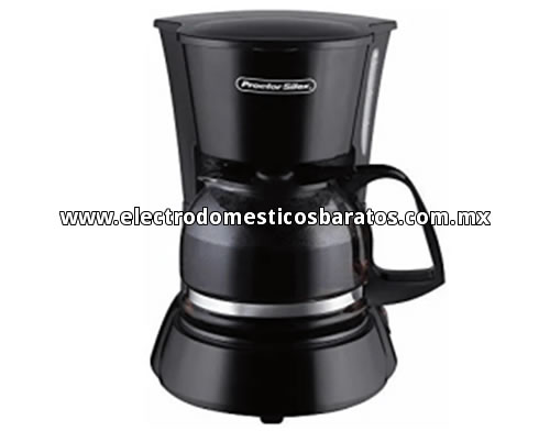 Cafetera Económica Proctor Silex Negra Para 4 Tazas