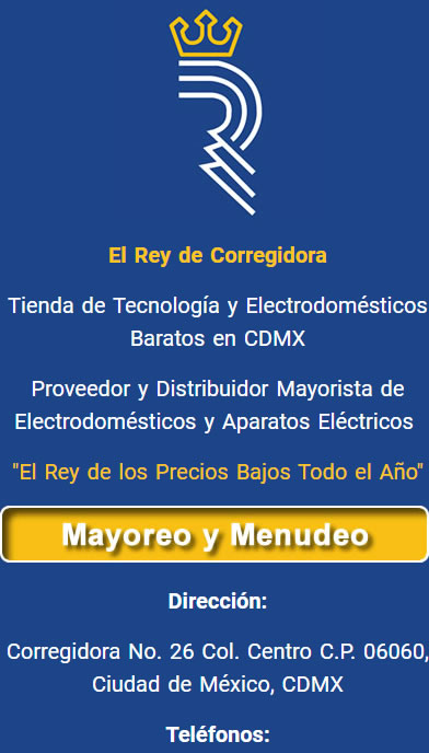 Dirección y Teléfonos Electrodomesticos Baratos en CDMX