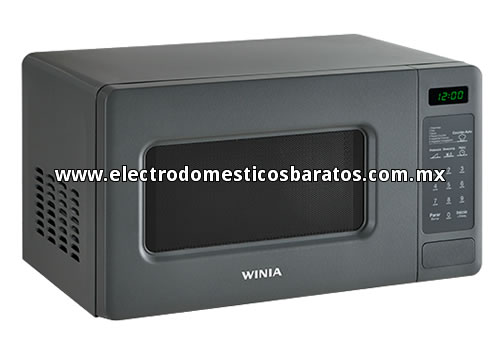 Horno de Microondas Económico Winia (Daewoo) Gris de 0.7 Pies Cubicos