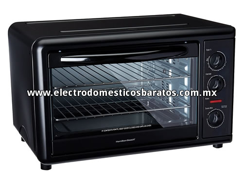 Horno Eléctrico Económico Hamilton Beach Negro